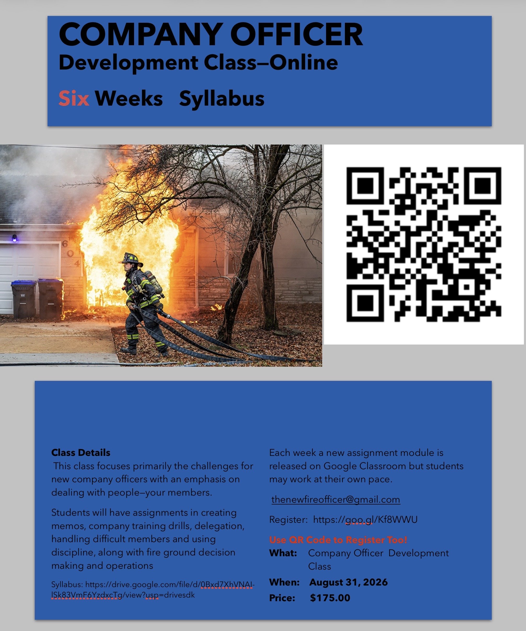 Company Officer Development