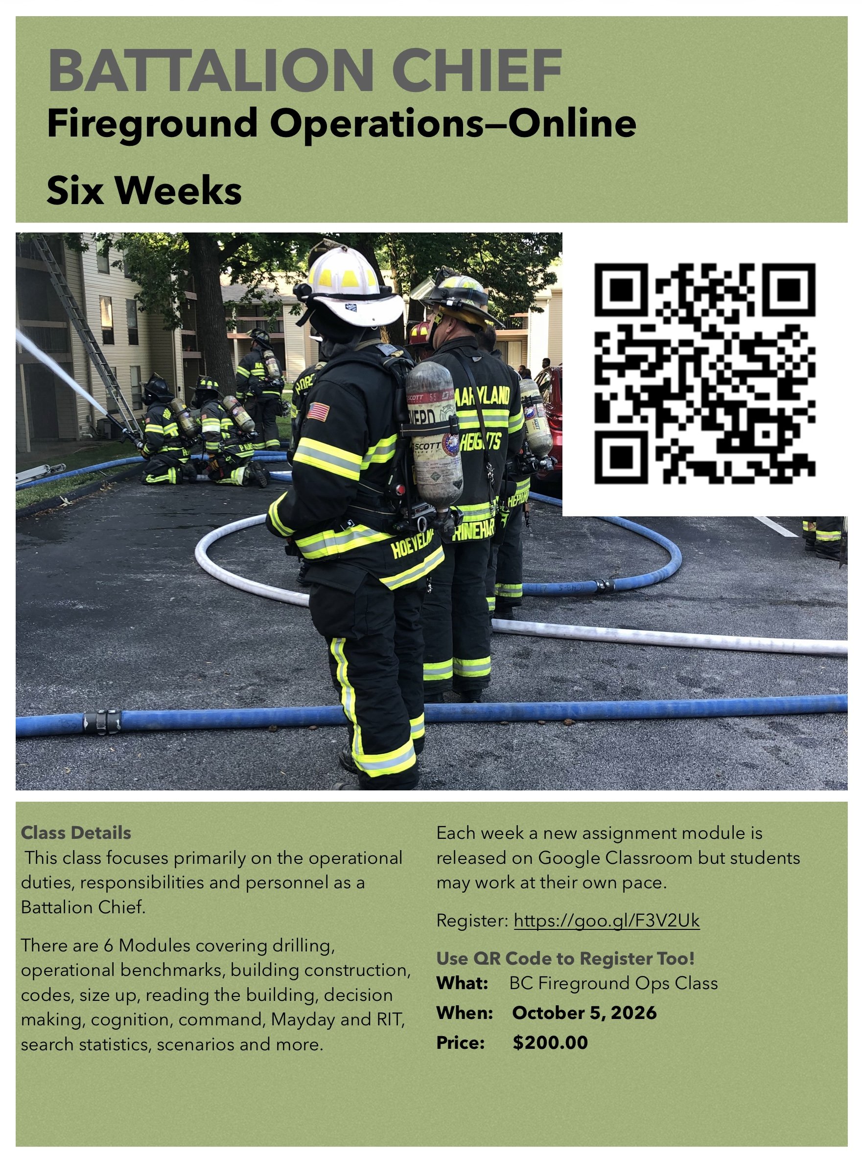 Battalion Chief Operational Development
