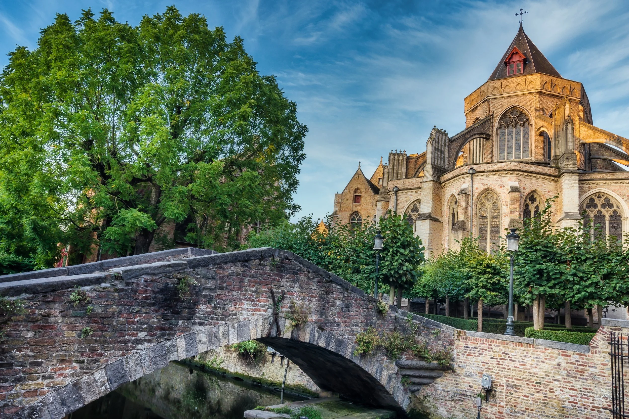 Bonifacius Bridge at Dawn — Stone and Silence