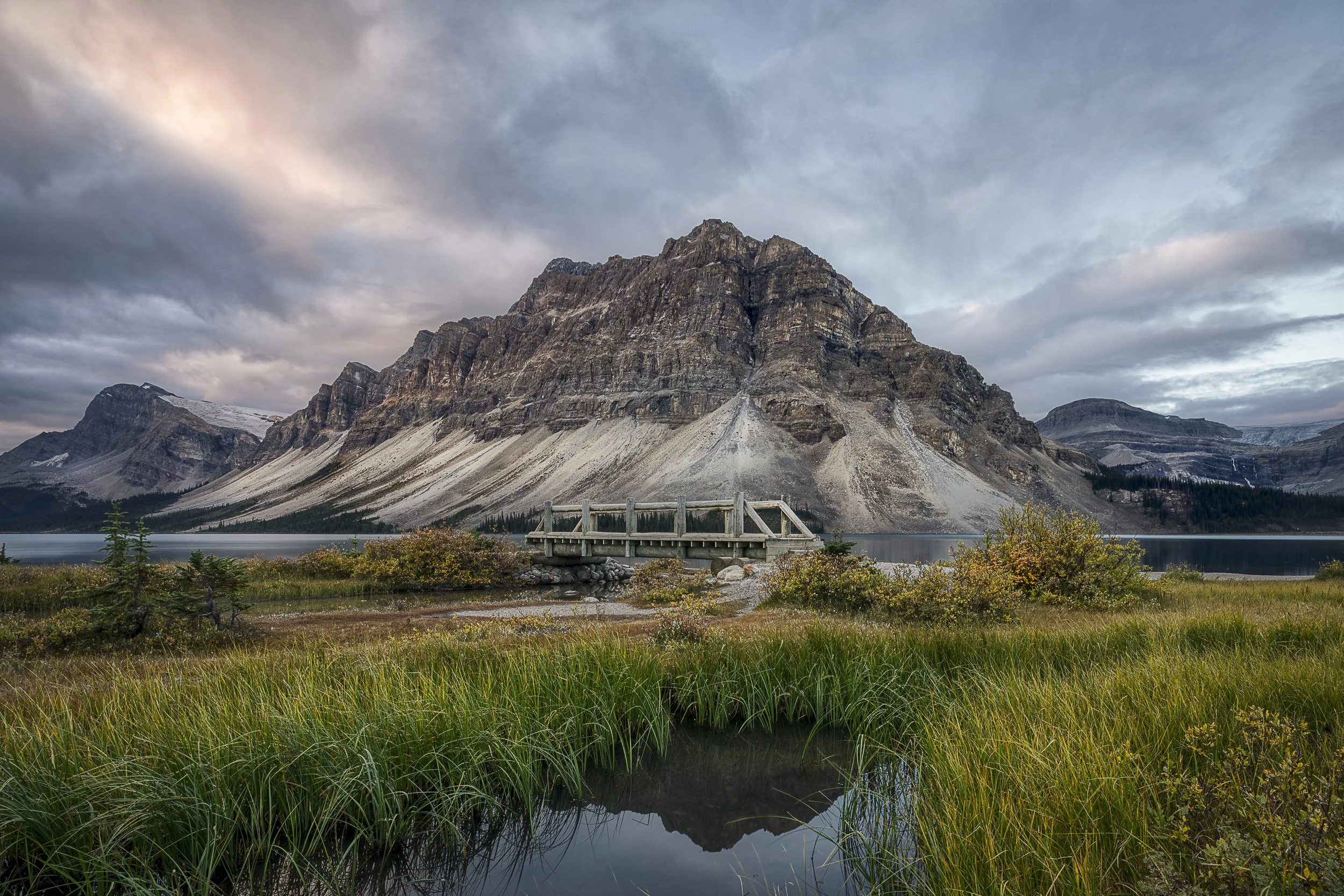 Bow Lake with Bridge.jpg