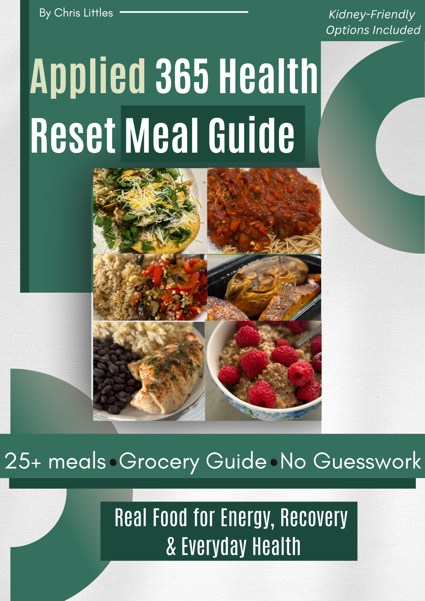 Applied 365 Health  Reset Meal Guide