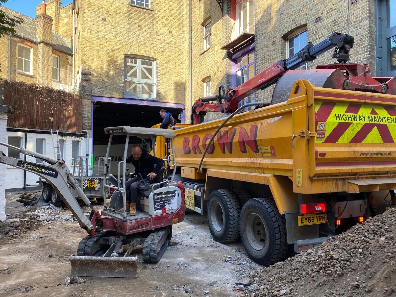 Courtyard Paving, Brixton