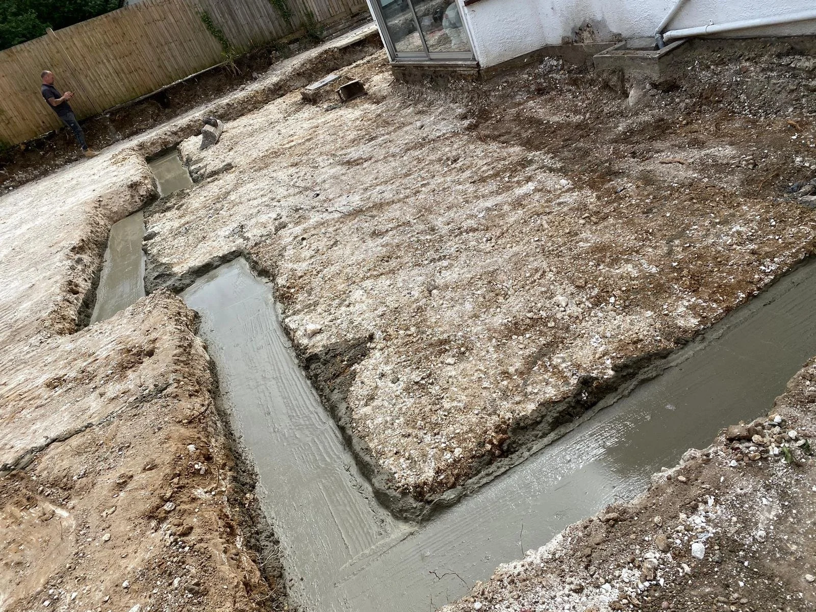 Groundworks & Foundations for Rear Extension