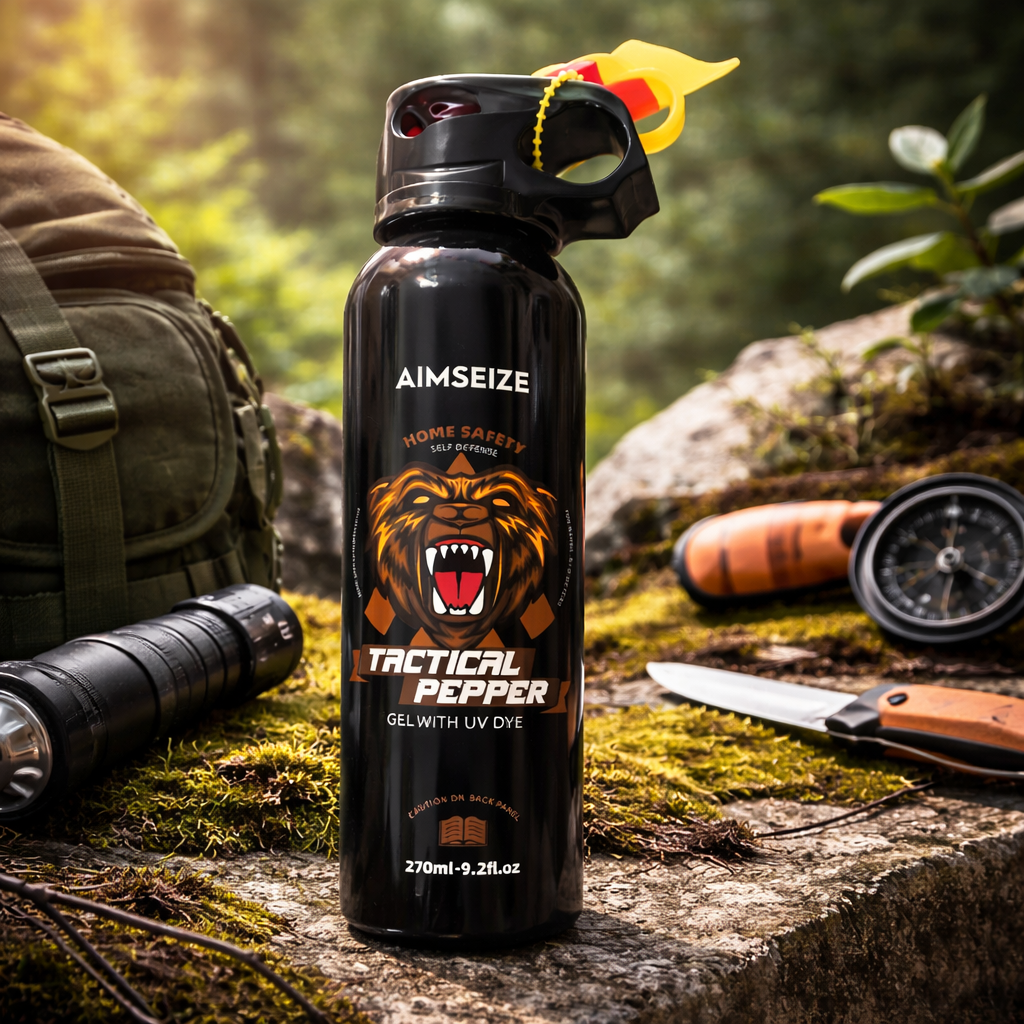 Tactical Pepper Gel Self-Defense Spray – UV Dye Protection 270ml