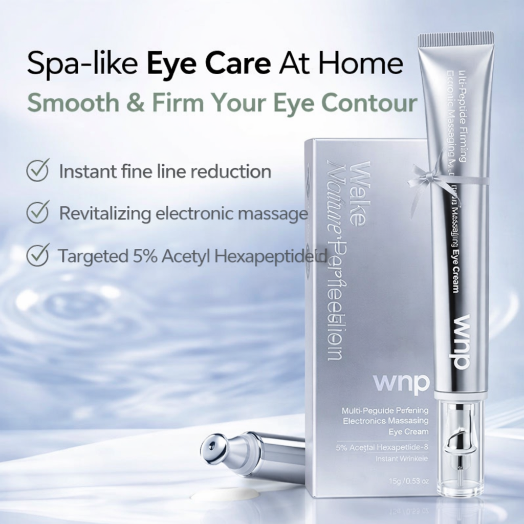 WNP Multi-Peptide Firming Electronic Massaging Eye Cream – 5% Acetyl Hexapeptide-8 | 15g