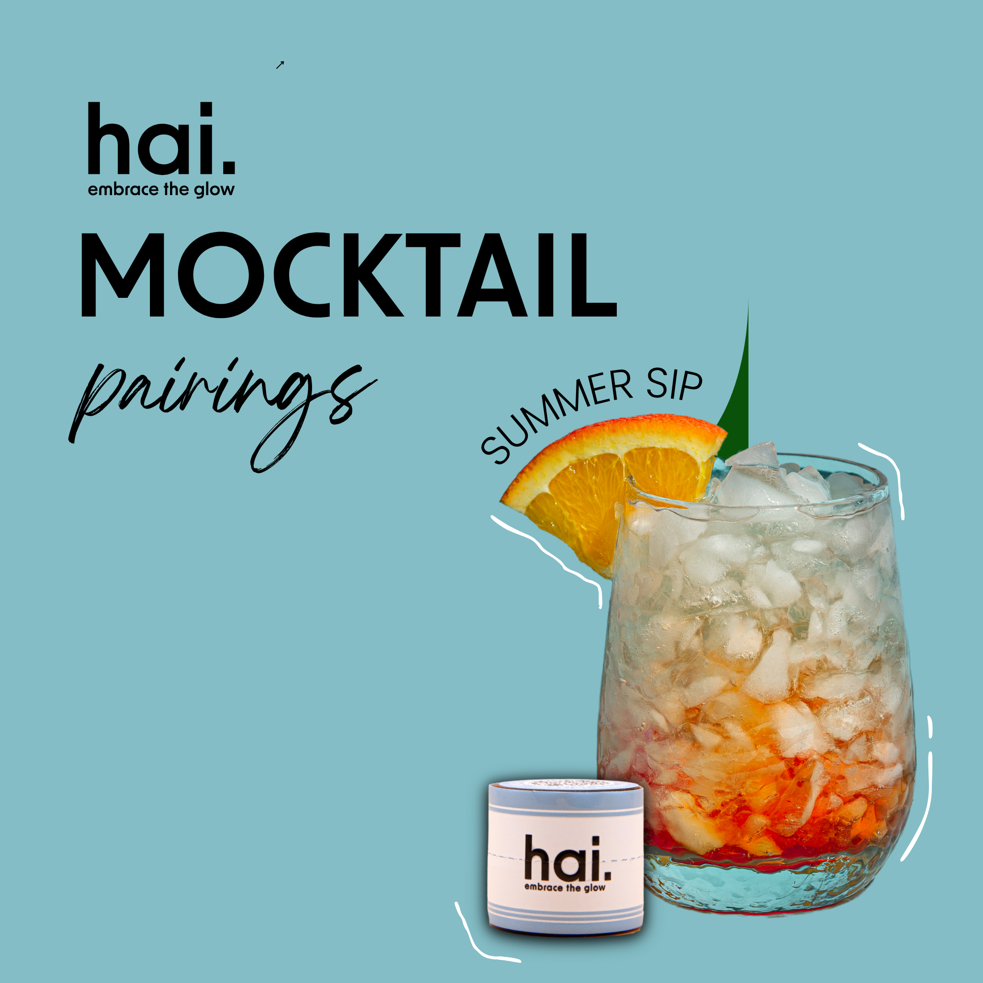 make your own mocktails x hai.