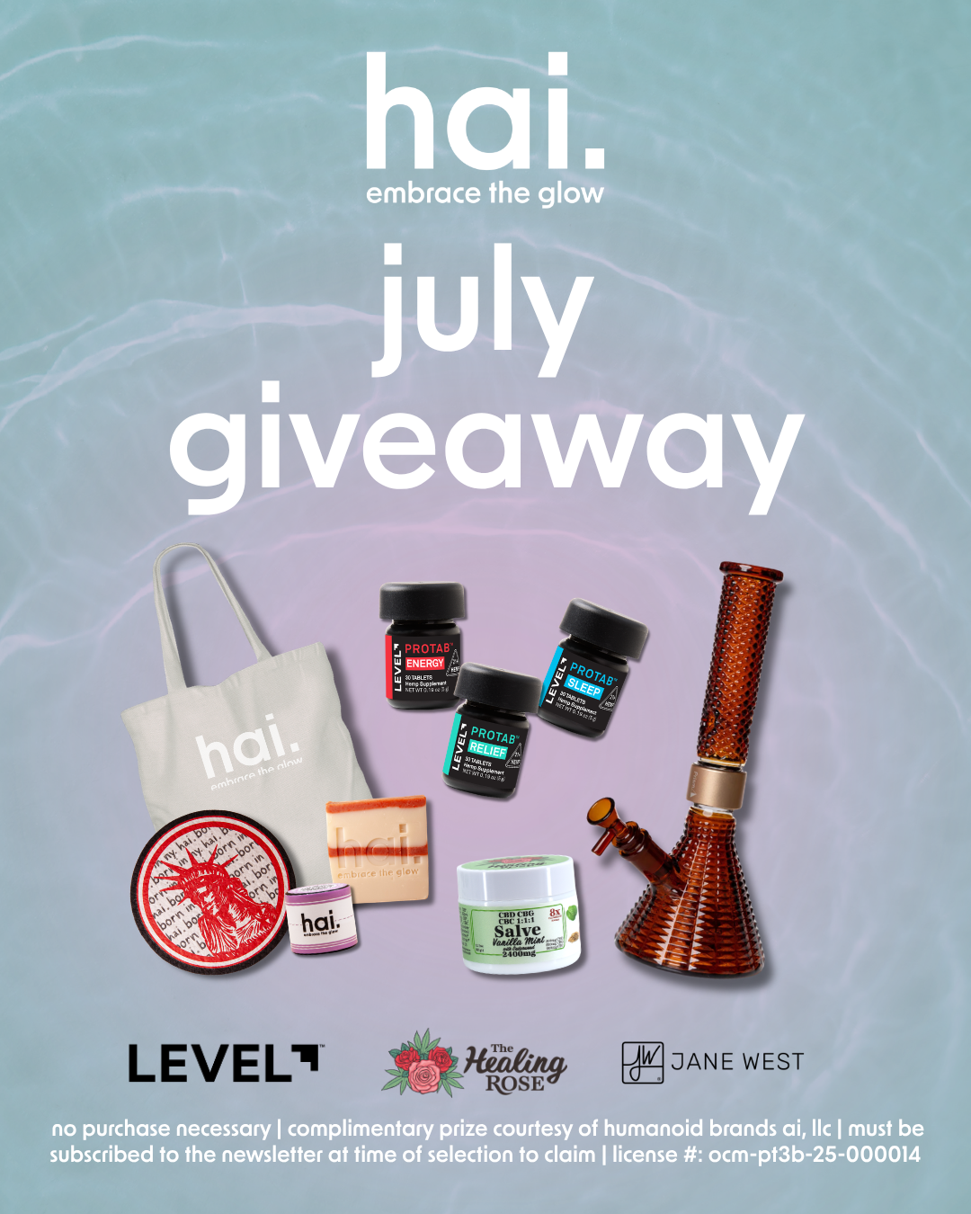 it’s july giveaway time! 🌿✨