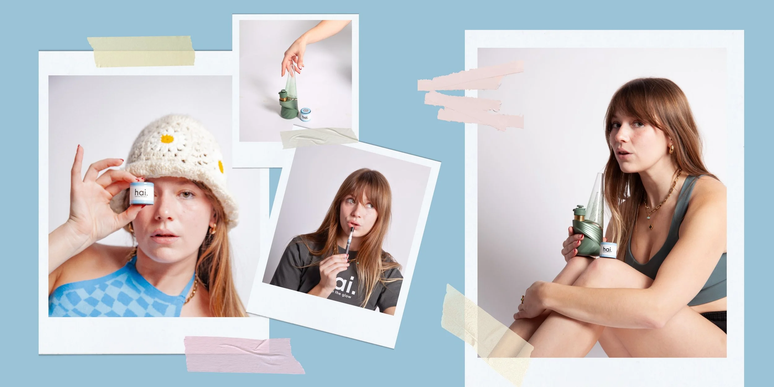 kirstin elizabeth and her essentials including hai. rosin