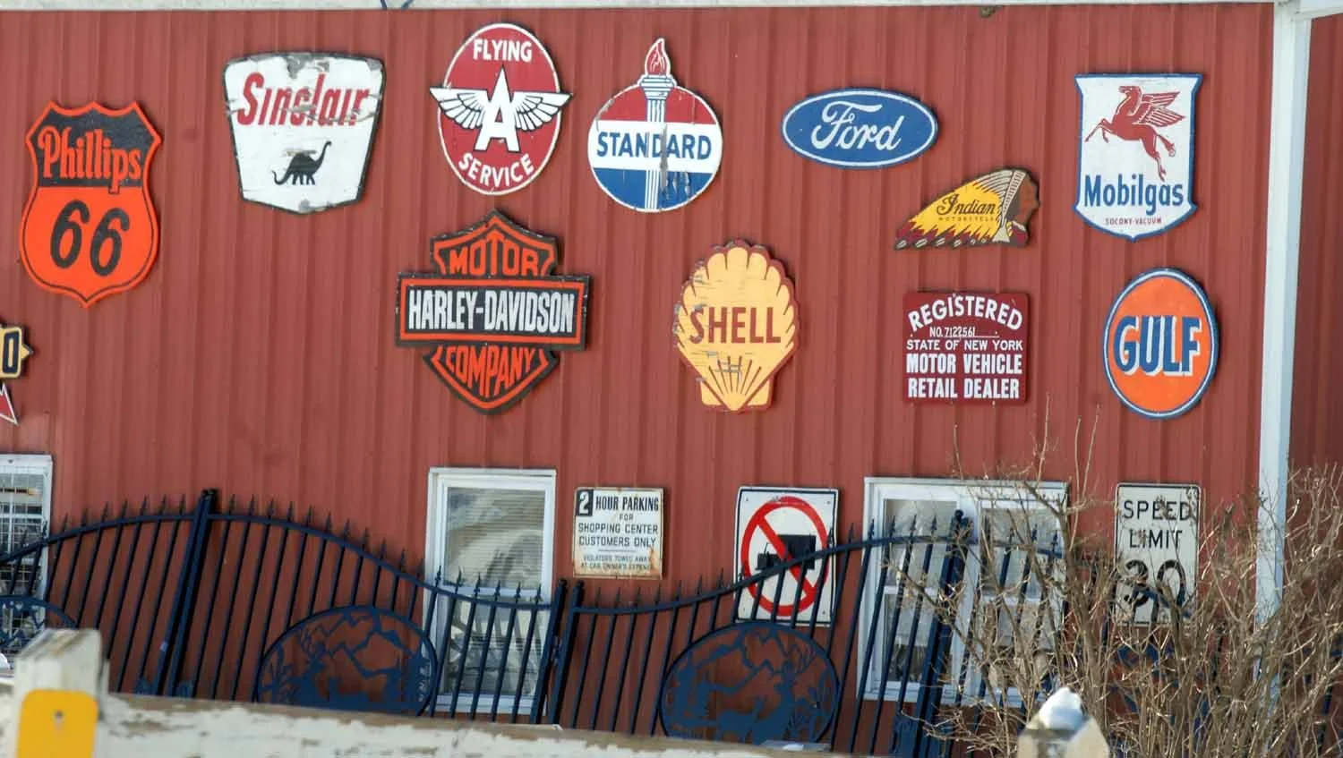 SEEC. Middleburgh Route 30 signs on garage.jpg
