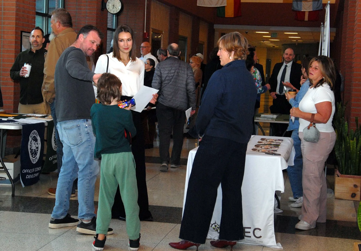 Middleburgh Coffee's Dashna and Patrick Mattia at SPARC fourm