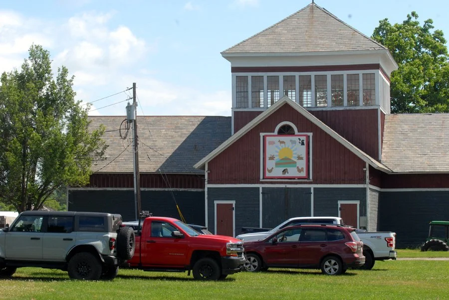 The historic Hall of Agriculture at the Cobleskill Fairgrounds, home to the Schoharie County Farmers Market.