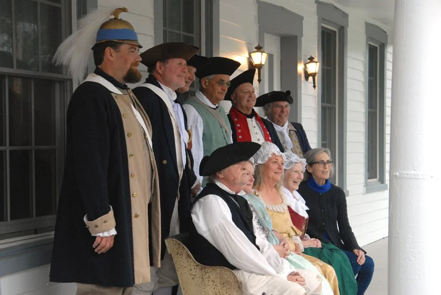 Revolutionary War actors in Jefferson, NY.