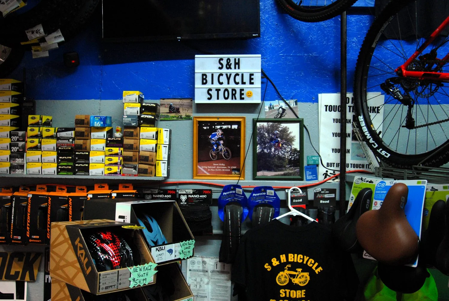 Bikes, gears, and advice. It's all at S&H Bikes, Route 20, Sloansville, NY.