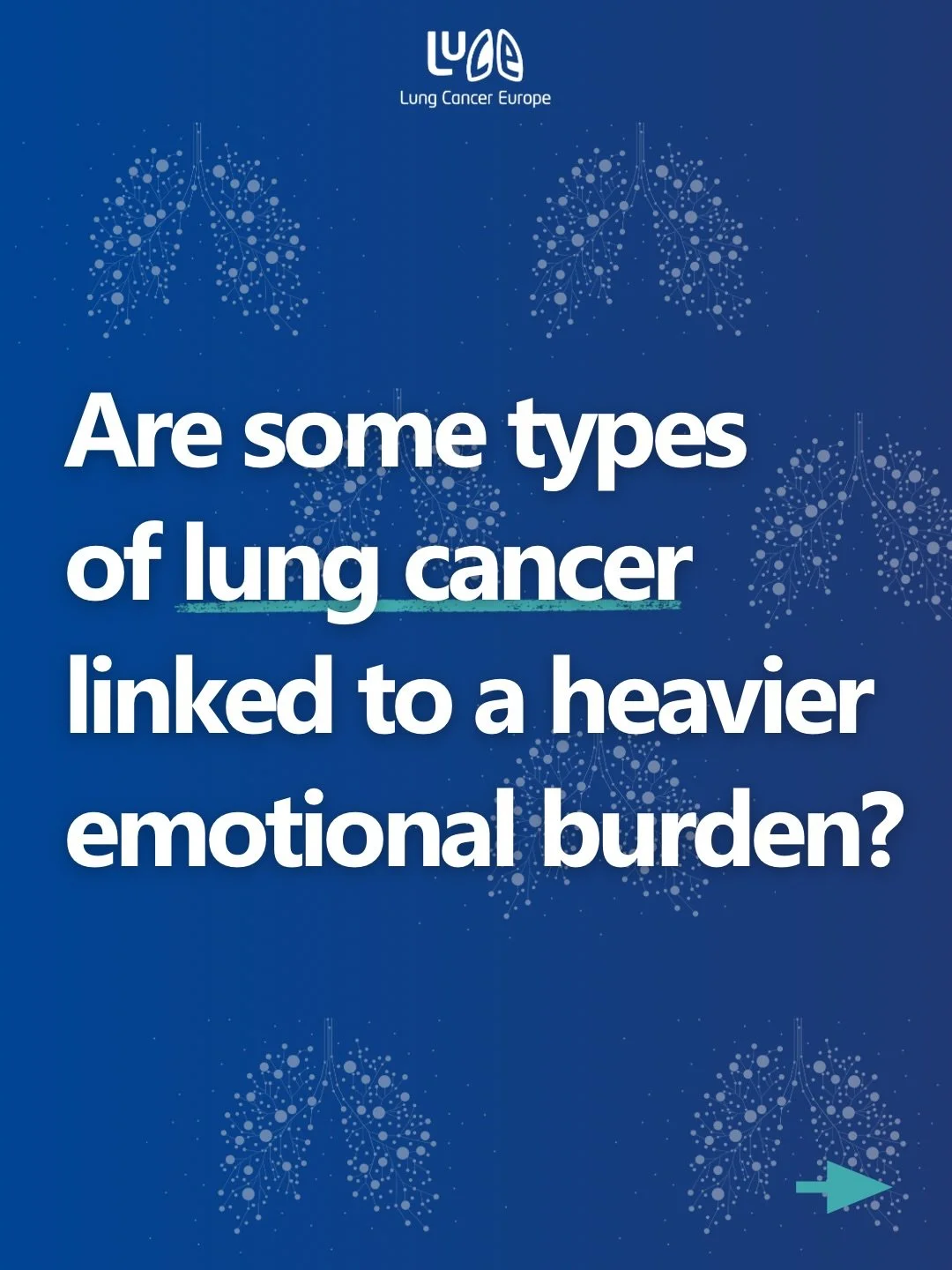 Does the type of lung cancer you have affect the emotional toll?

Is lung cancer support stronger in some countries than others?

Does biomarker testing change how supported people feel?

We&rsquo;ve looked at the data.

The 11th Lung Cancer Europe R