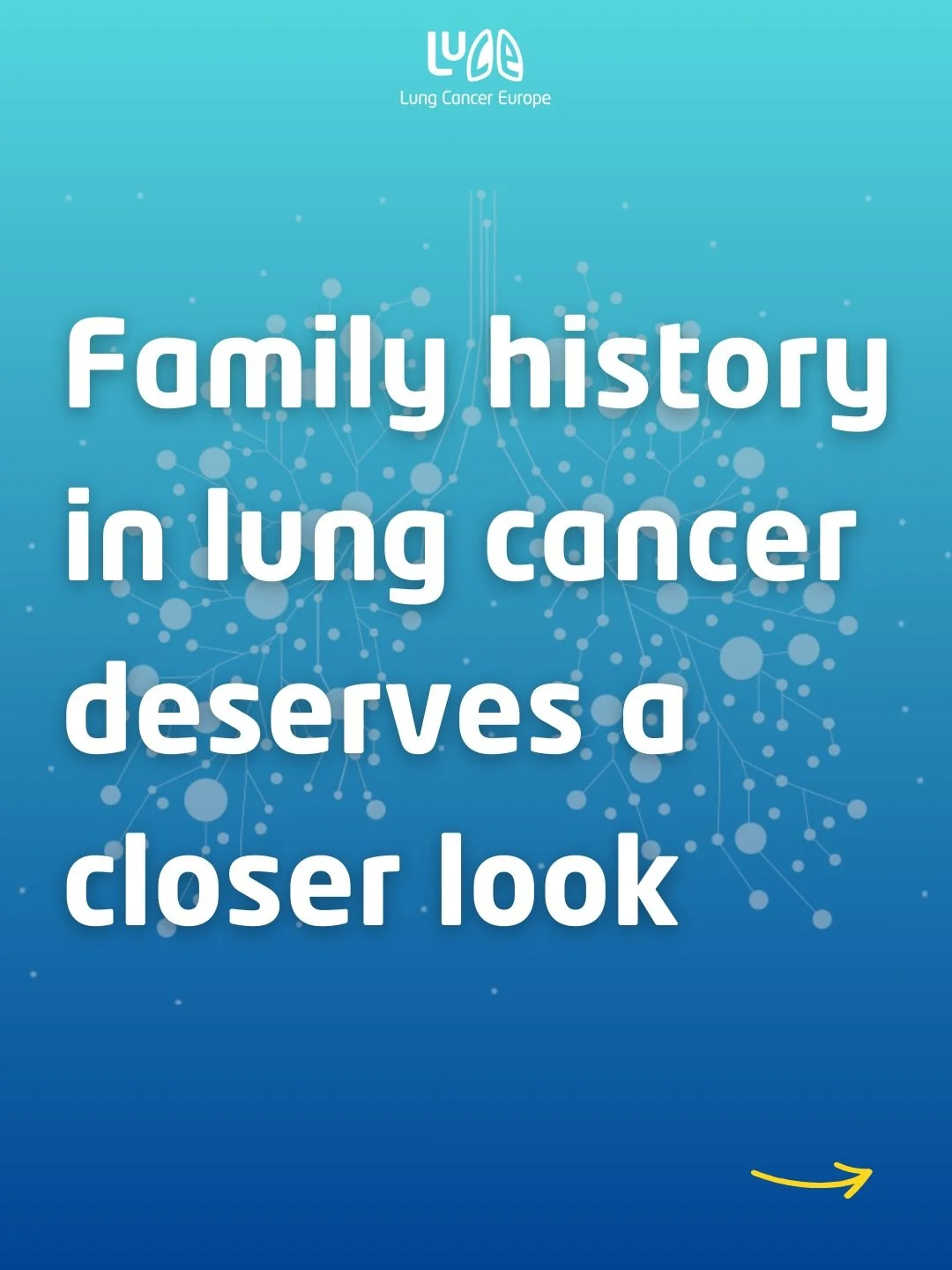 Family history in lung cancer has often been misunderstood.

A new multicentre study published in Lung Cancer (26 February 2026) used a more structured way of assessing family history in people with non-small cell lung cancer.

Around 1 in 6 people h