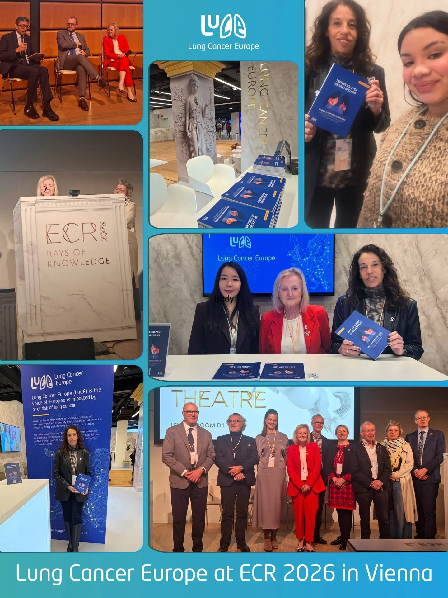 We&rsquo;ve been in Vienna this week at ECR 2026, the European Congress of Radiology.

Radiology plays an important role in lung cancer care, from early detection and screening to diagnosis and monitoring treatment.

During the congress we had the ch
