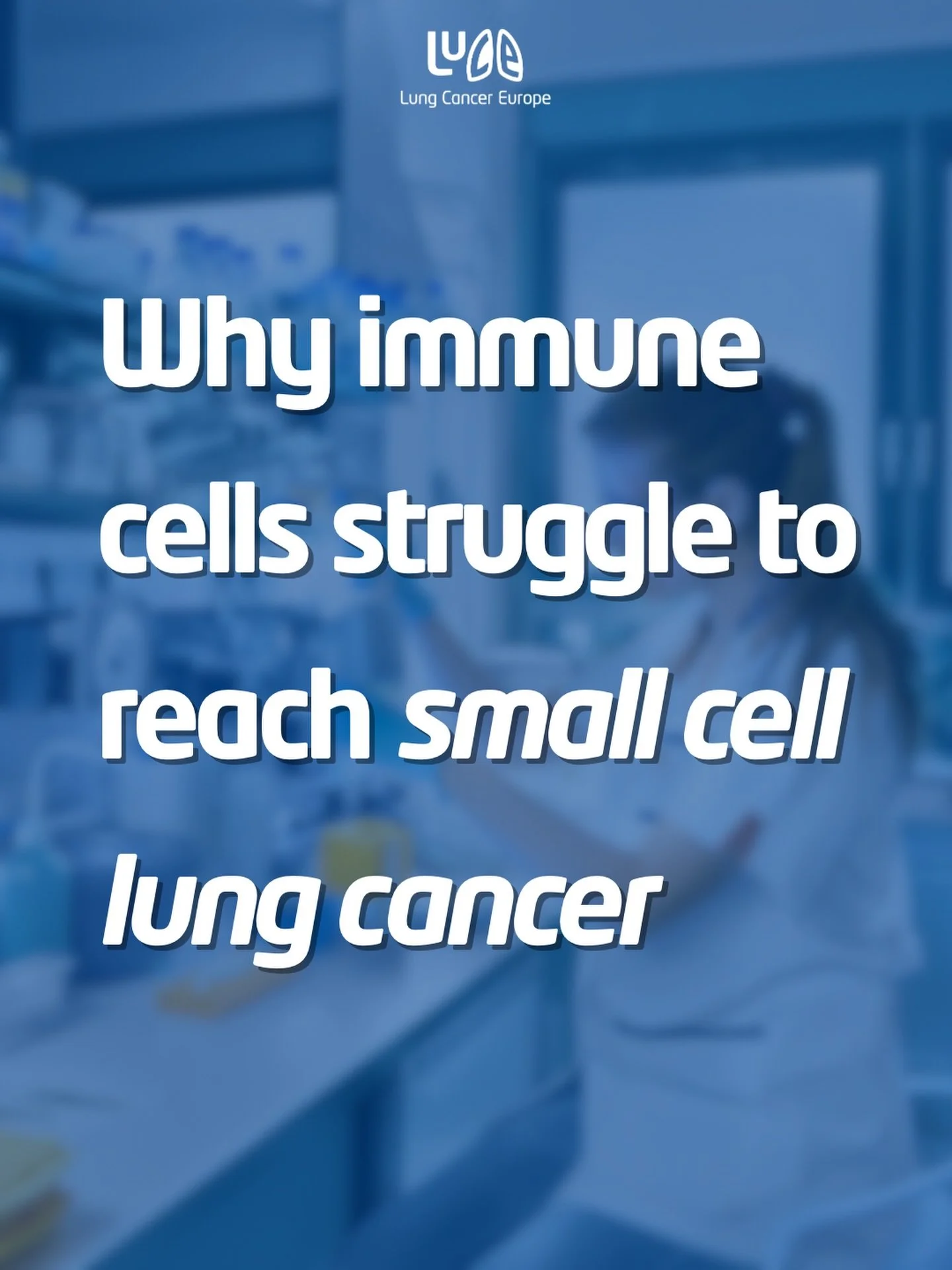 Small cell lung cancer is one of the most difficult lung cancers to treat. Progress has been limited and relapse is still common.

New research published in Cancer Cell suggests immune cells may sometimes struggle to reach the tumour itself.

Researc