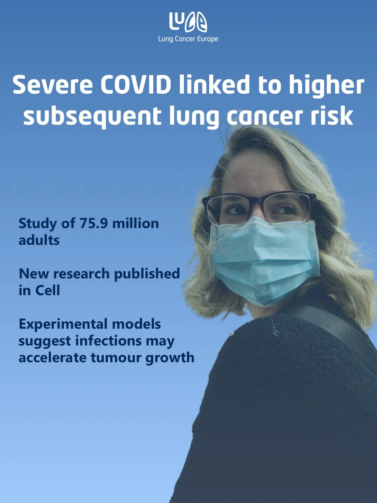 Severe COVID-19 may be linked to a higher subsequent risk of lung cancer.

A new study published in Cell analysed health data from 75.9 million adults and found that people who had been hospitalised with severe COVID-19 were more likely to be diagnos
