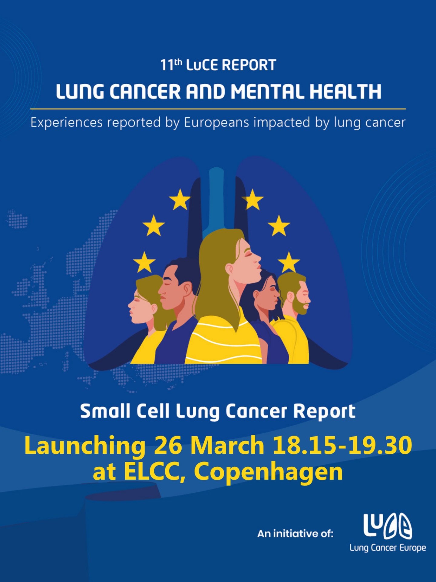 What did 140 people affected by Small Cell Lung Cancer tell us about the impact of diagnosis on their mental health?

Tonight in Copenhagen, we&rsquo;re launching these findings alongside our 11th Report on mental health in lung cancer.

This new Sma