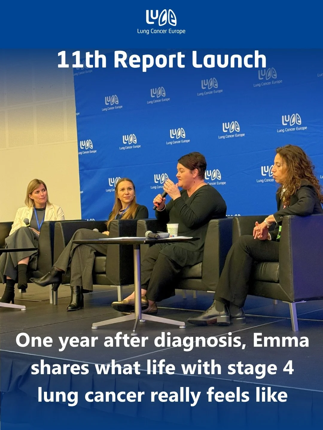 Last night, during the European Lung Cancer Congress (ELCC) in Copenhagen, we officially launched  our 11th annual report: Lung Cancer and Mental Health: A Focus on Lung Cancer Type, Biomarker Group, and Cross-Country Comparisons.

@theemmabritton&rs