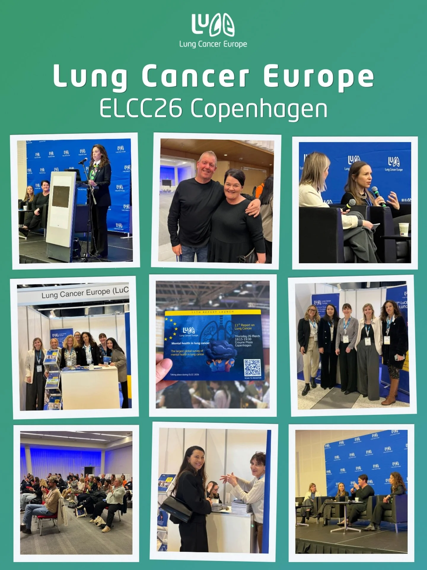 ELCC is always an important meeting for Lung Cancer Europe, but this year in Copenhagen has felt especially significant.

For the first time, we launched our annual report during ELCC rather than later in the year around Lung Cancer Awareness Month. 