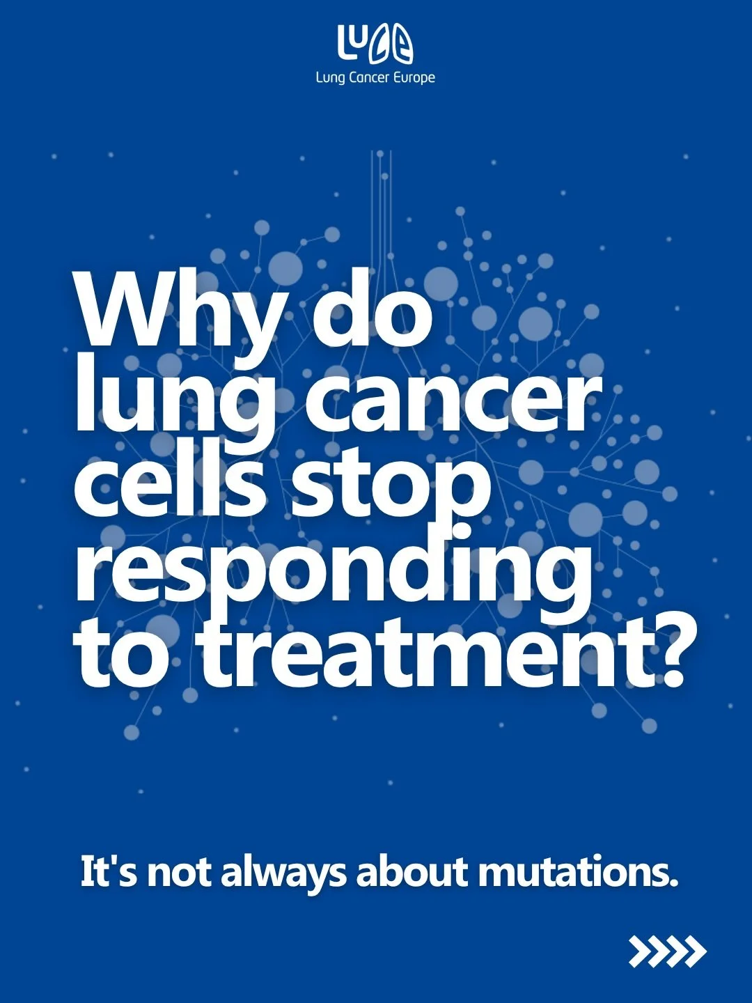 For many people living with lung cancer, treatments can stop working over time. New research published in Nature is helping to explain why.

Scientists have found that cancer cells can learn to resist therapy, not by mutating, but by reprogramming th