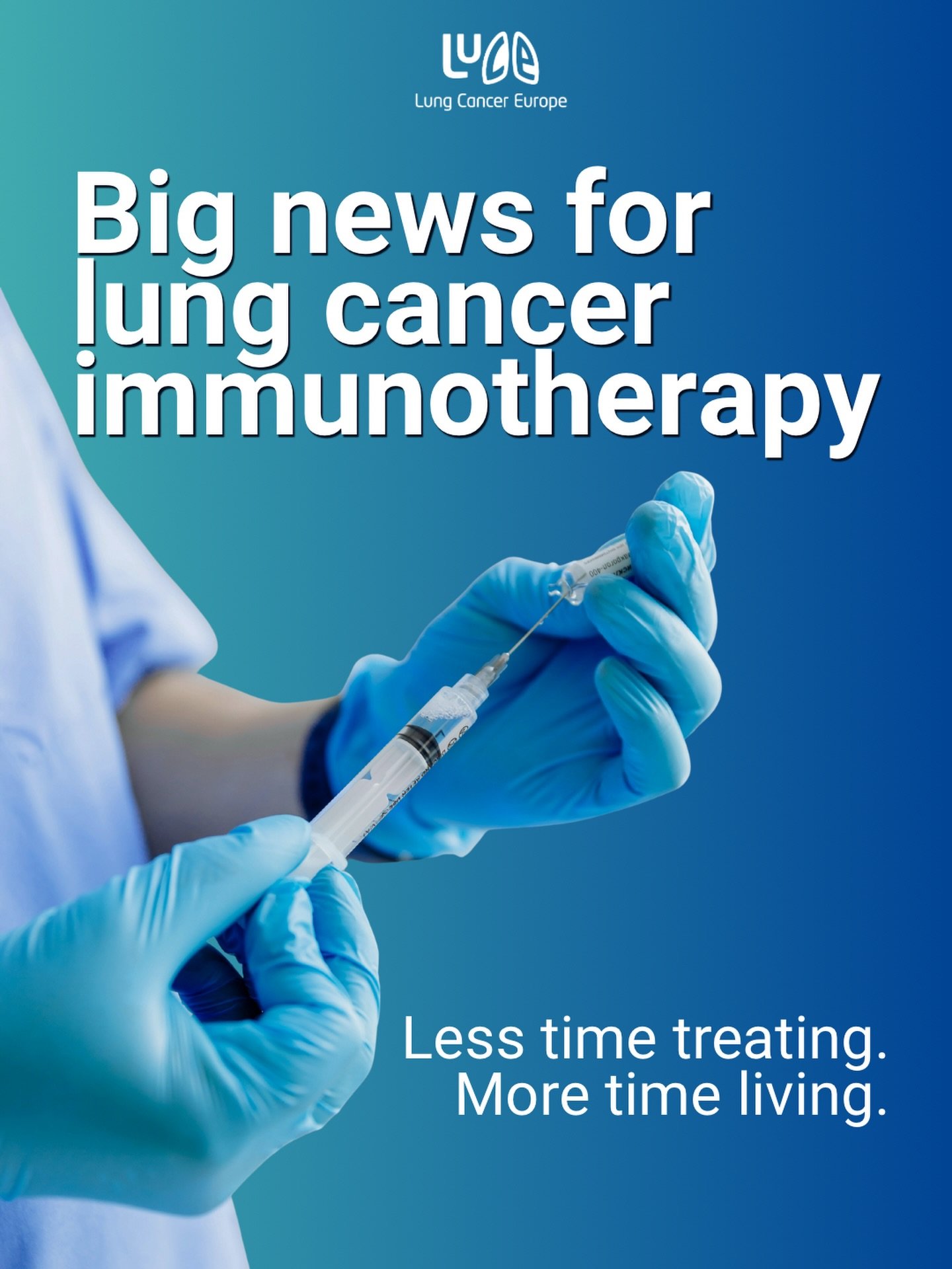 NHS England has begun rolling out a one-minute injection of pembrolizumab (Keytruda), replacing infusions that can take up to two hours.

For people living with lung cancer receiving immunotherapy, that is a real difference to quality of life during 