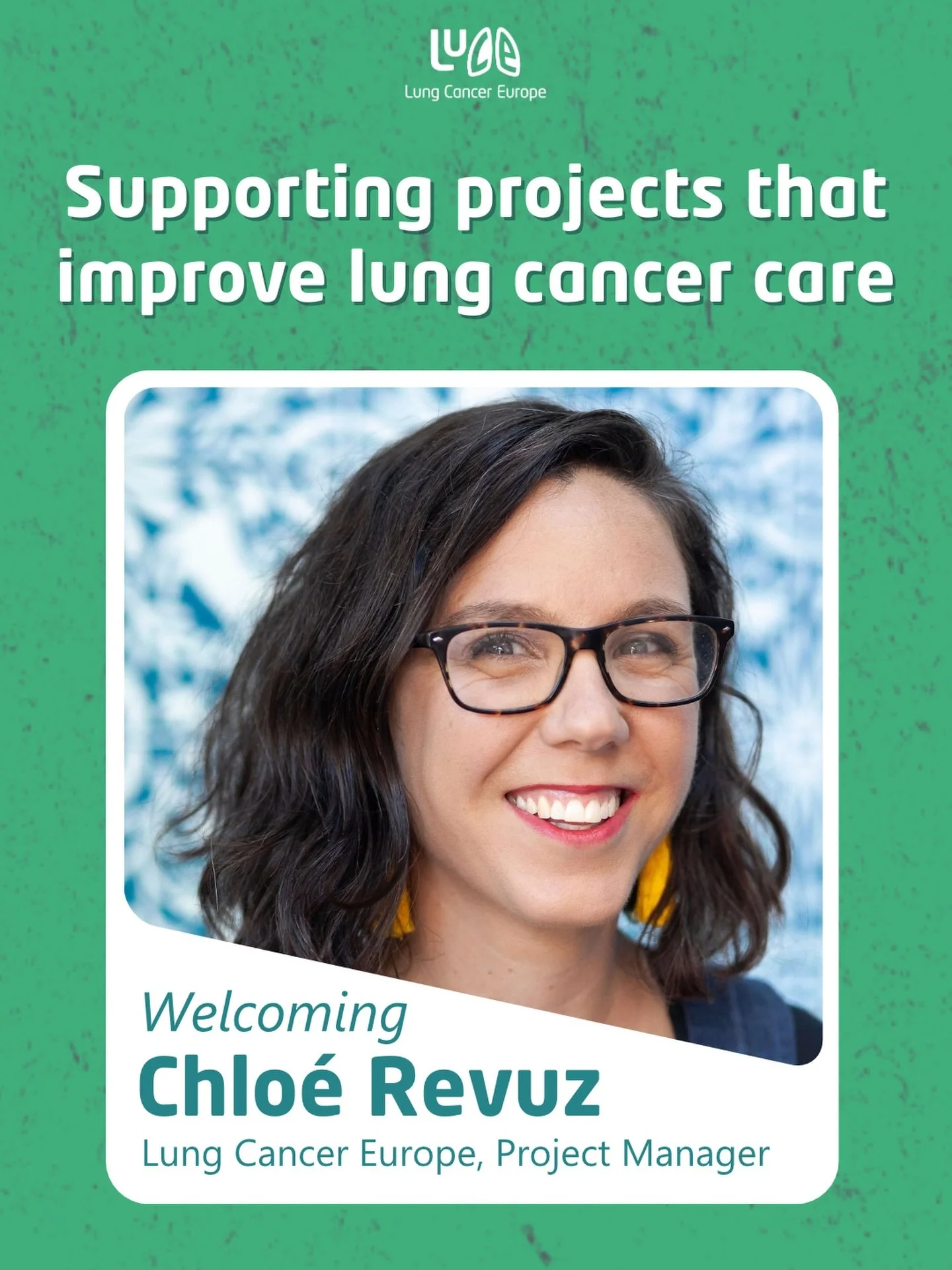 Chlo&eacute; Revuz has joined Lung Cancer Europe as a Project Manager.

With a background in international cooperation, she brings hands-on experience in cross-border project coordination, budget management, and monitoring and evaluation for global h