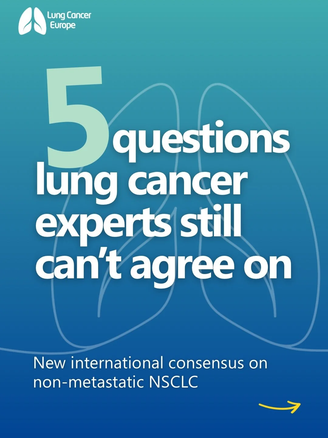 Not every important question in lung cancer has a clear answer yet.

A new international consensus brought together 89 experts in early stage non metastatic NSCLC to identify areas where the evidence is still evolving.

These include questions about: