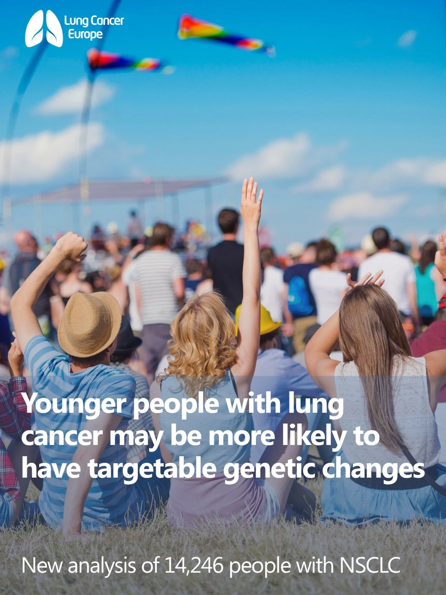 ‼️ A big finding in younger-onset lung cancer.

A new international analysis of 14,246 people with non-small cell lung cancer found that younger adults were significantly more likely to have genetic changes that can be matched with targeted treatment