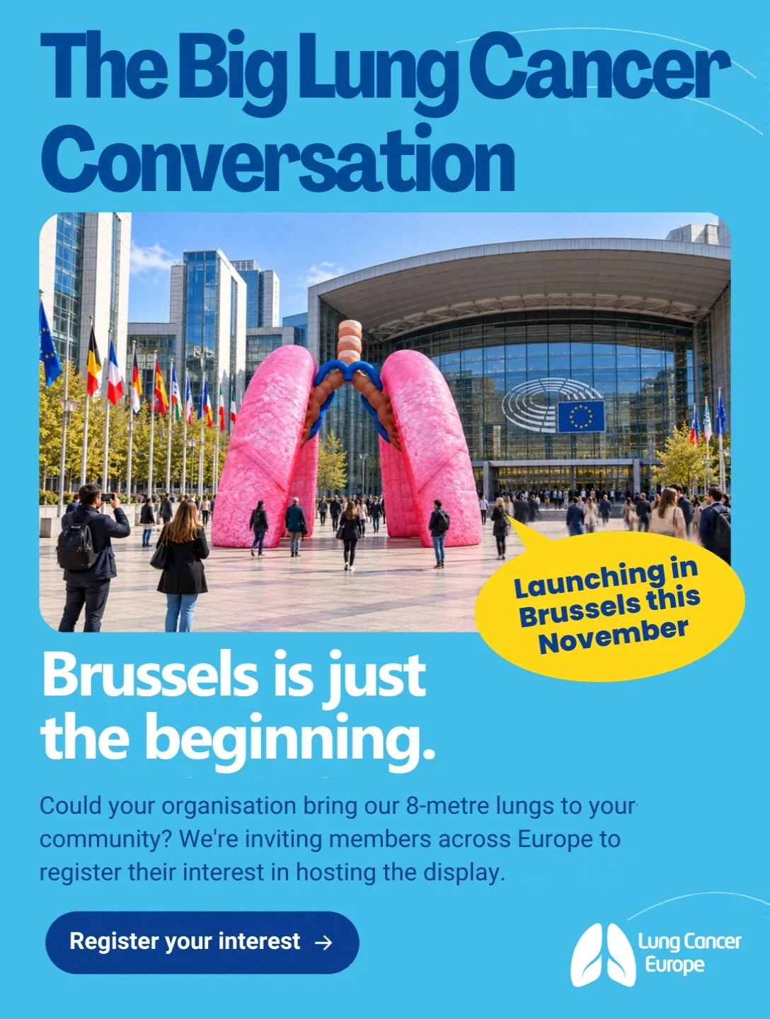 More than 600 people in the EU die from lung cancer every day. Yet many people still think it only affects people who smoke, don&rsquo;t know the symptoms, or don&rsquo;t realise it can be found early.

For Lung Cancer Awareness Month, we&rsquo;re la