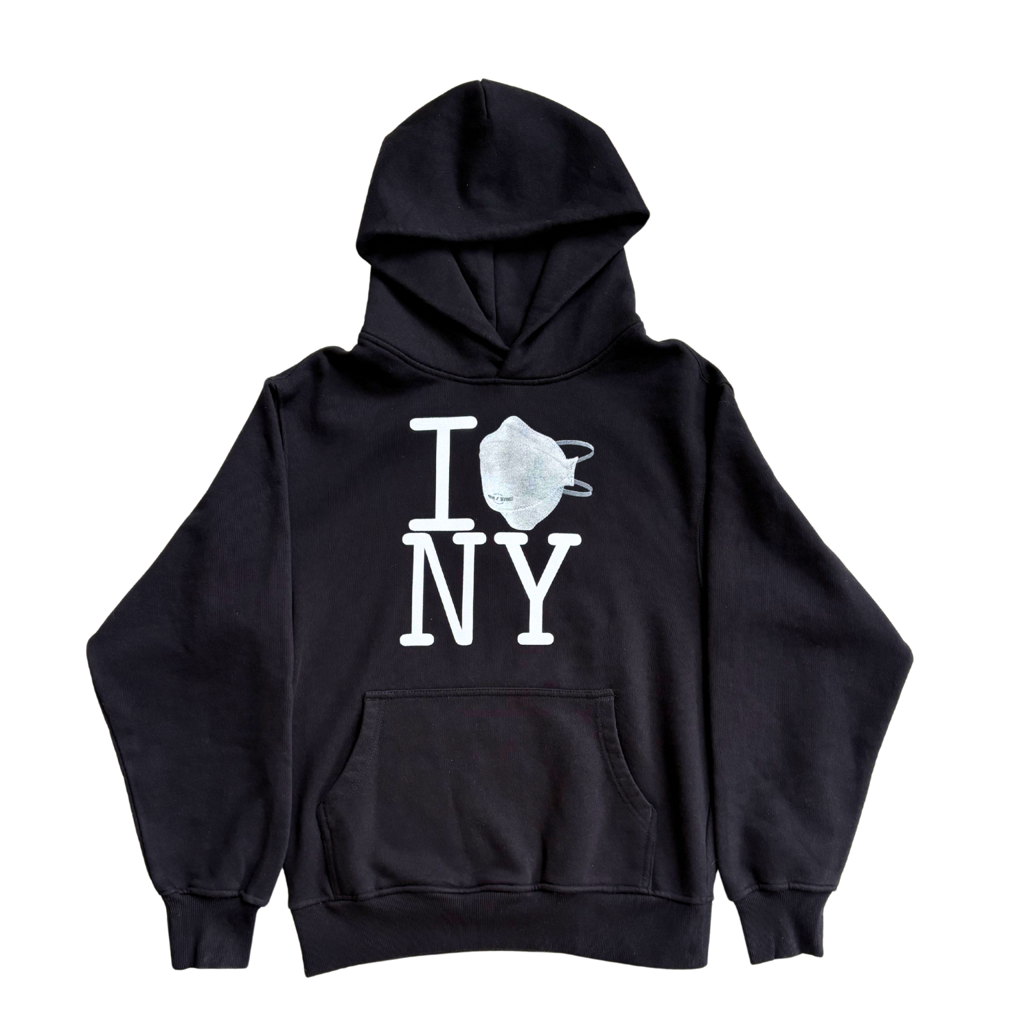 I 😷NY — Black Hoodie