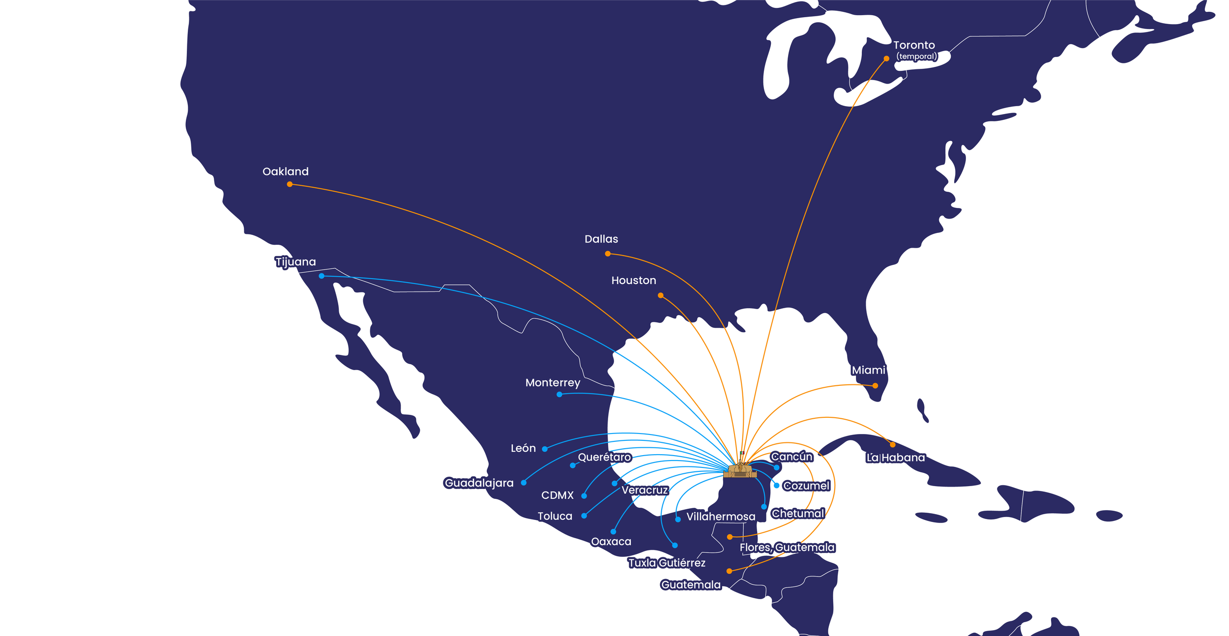 Easy Access to/from the U.S. and Canada