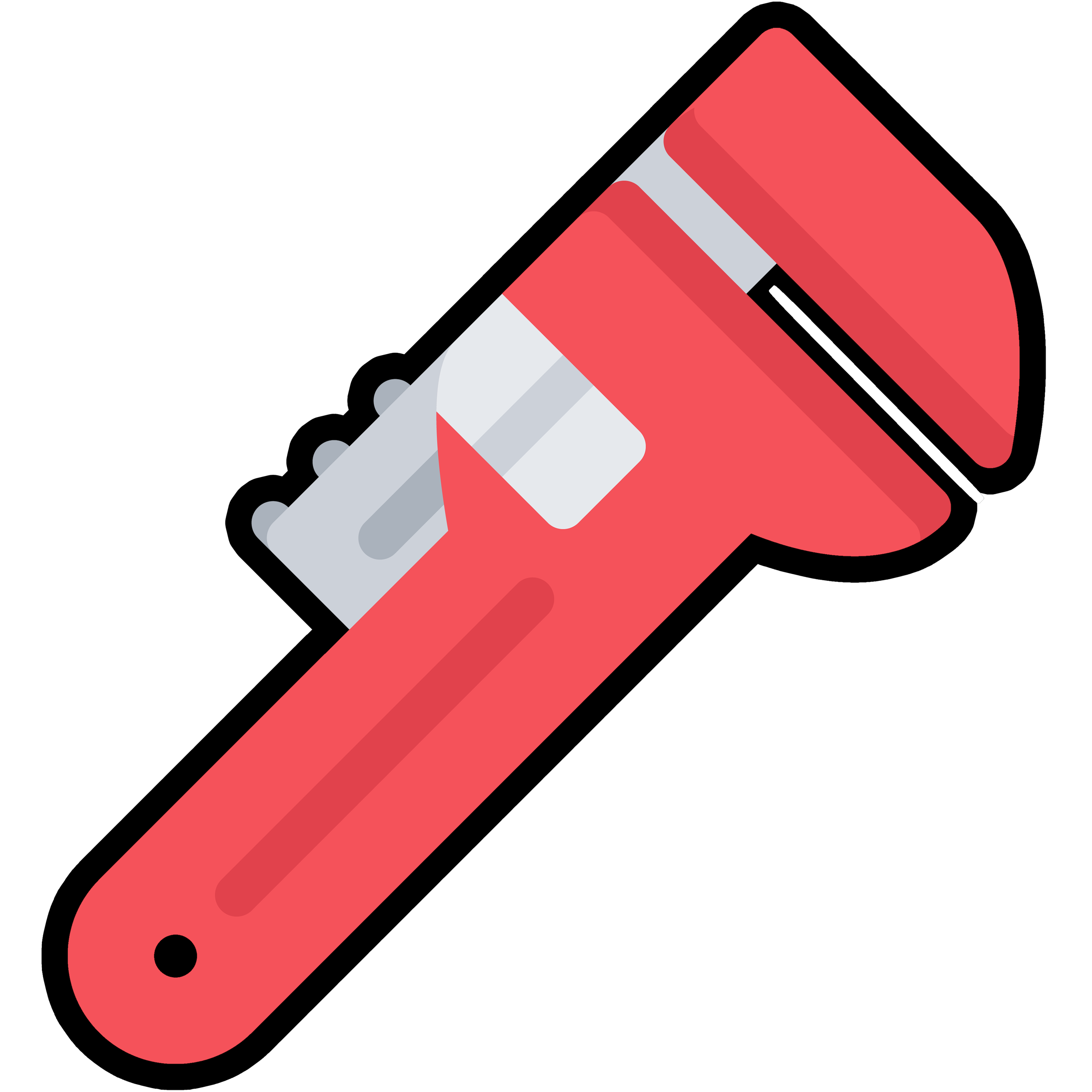 faucet toilet & drain wrench icon