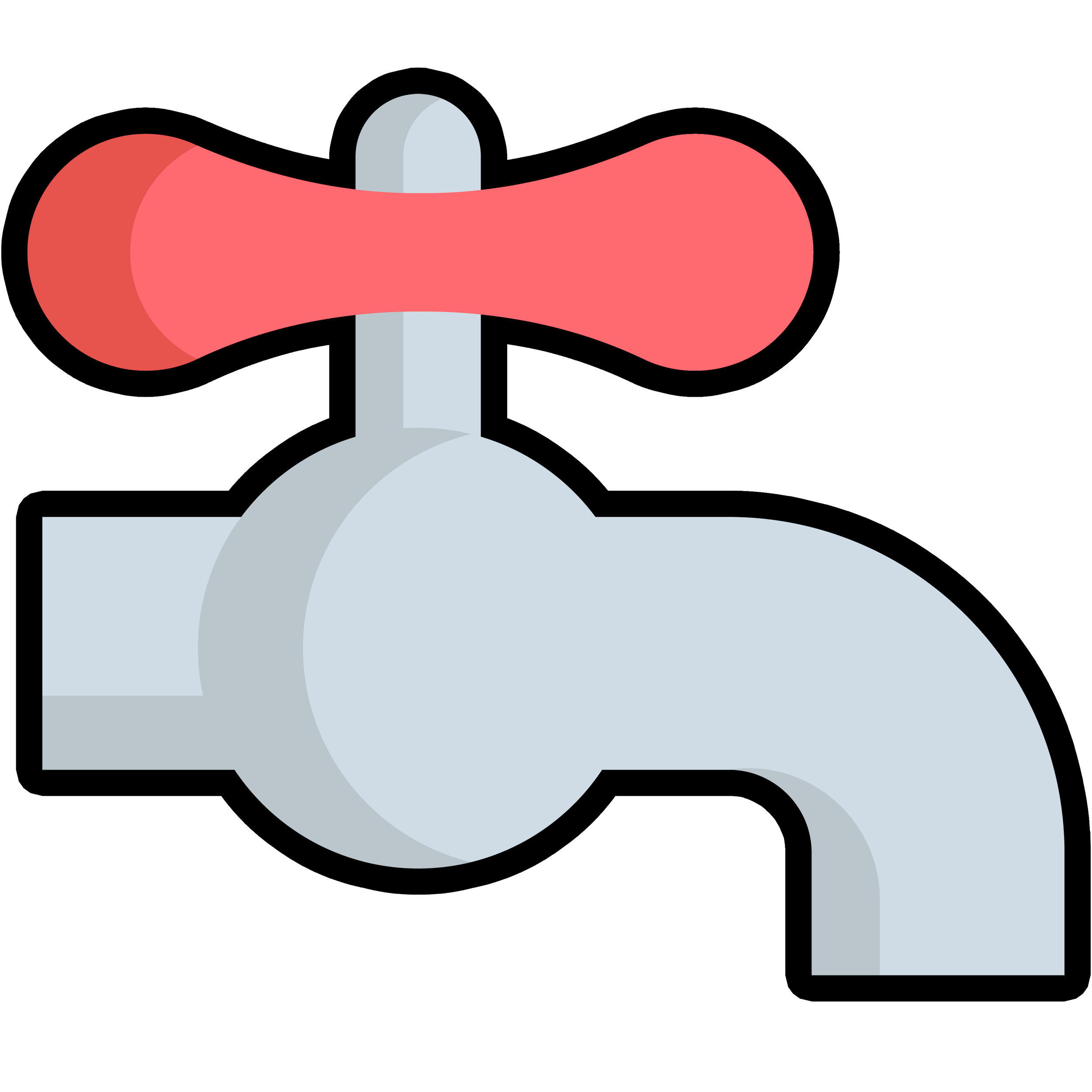 plumbing leaks and lines icon