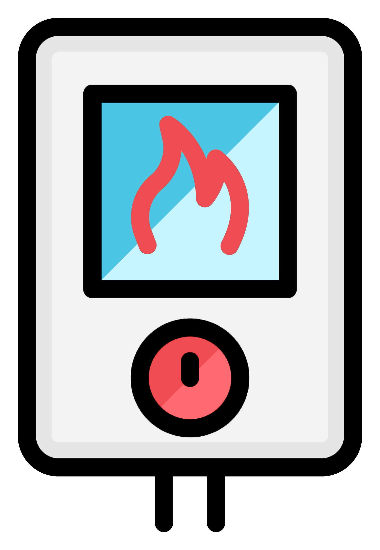Water heater service icon