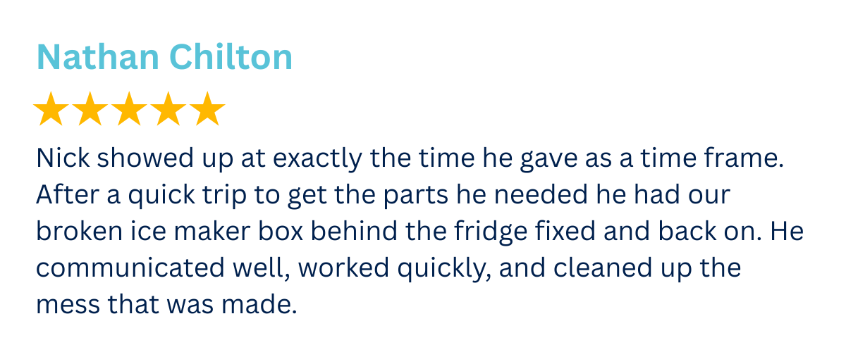 Nathan Chilton 5 star review on no pressure plumbing