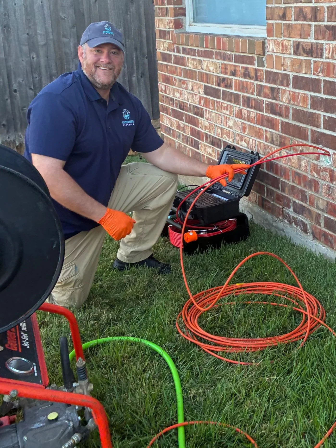 no pressure plumbing nick green with sewer camera and jutter inspection