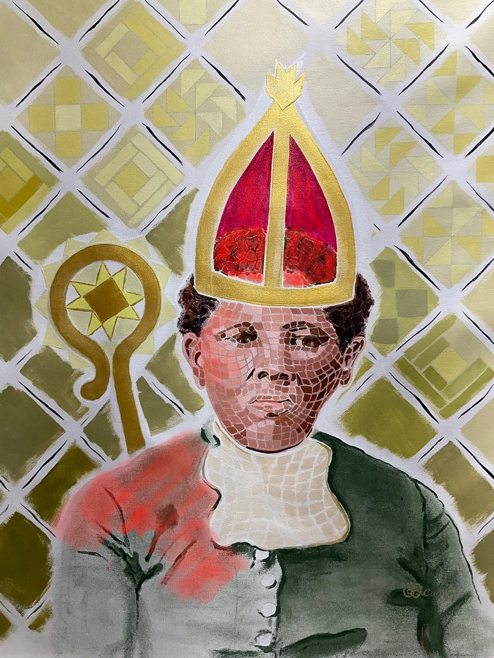 Harriet Tubman - Female Pope by Carol Carreno