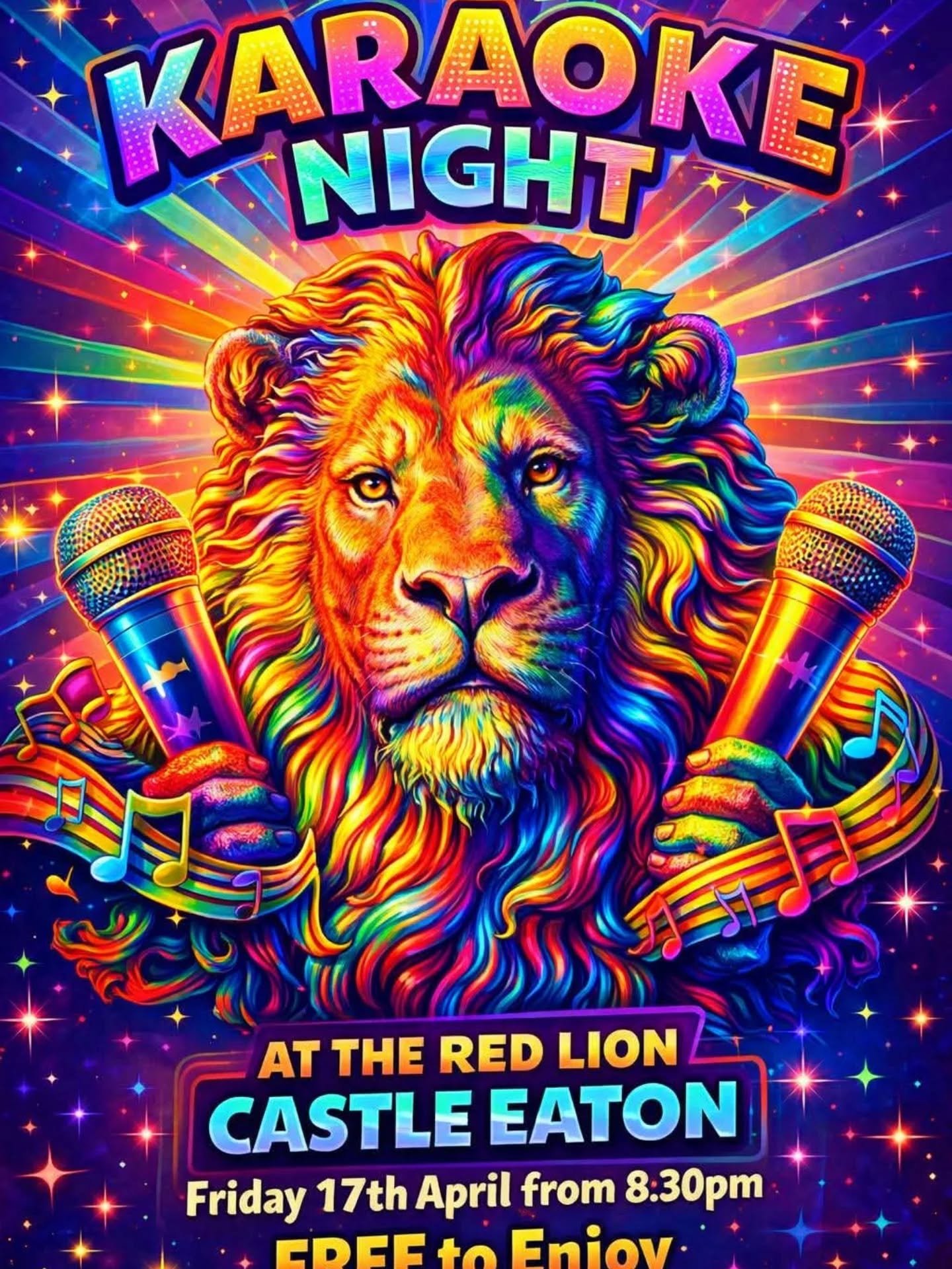 This friday at The Red Lion! Dont miss out on all this food and fun!👏🏻🍻🥘