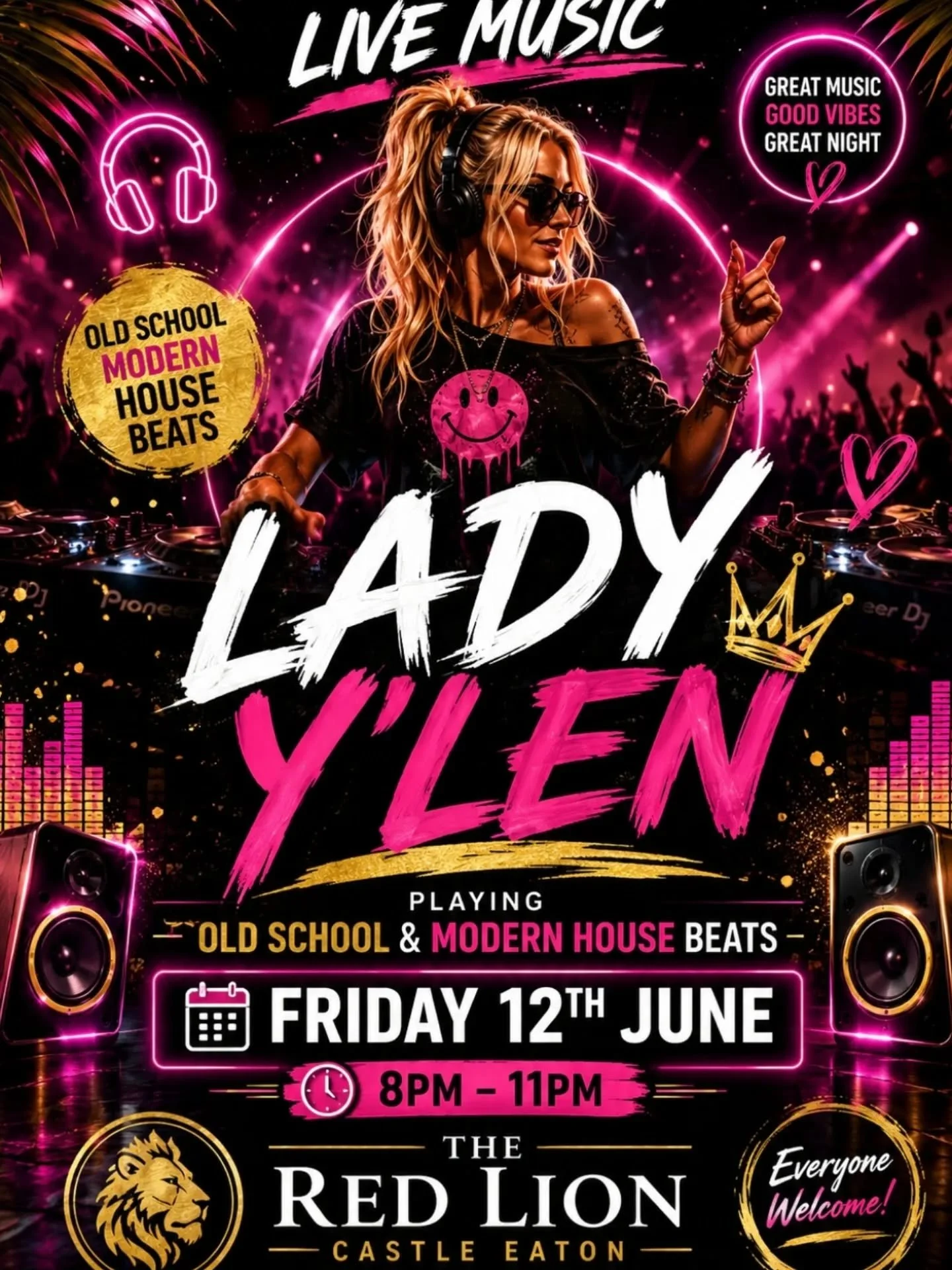 Live music friday 12th! Dont miss it... 
Dine with us before &amp; party with us after!🎧💿✌🏻
Free Entry &amp; no need to book this event. 

Lets goooo!✨️👏🏻