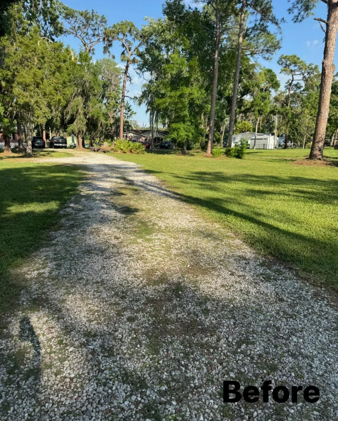 Swipe to see the before, during and after of a driveway reconditioning project.  #drivewayrepair #driveway