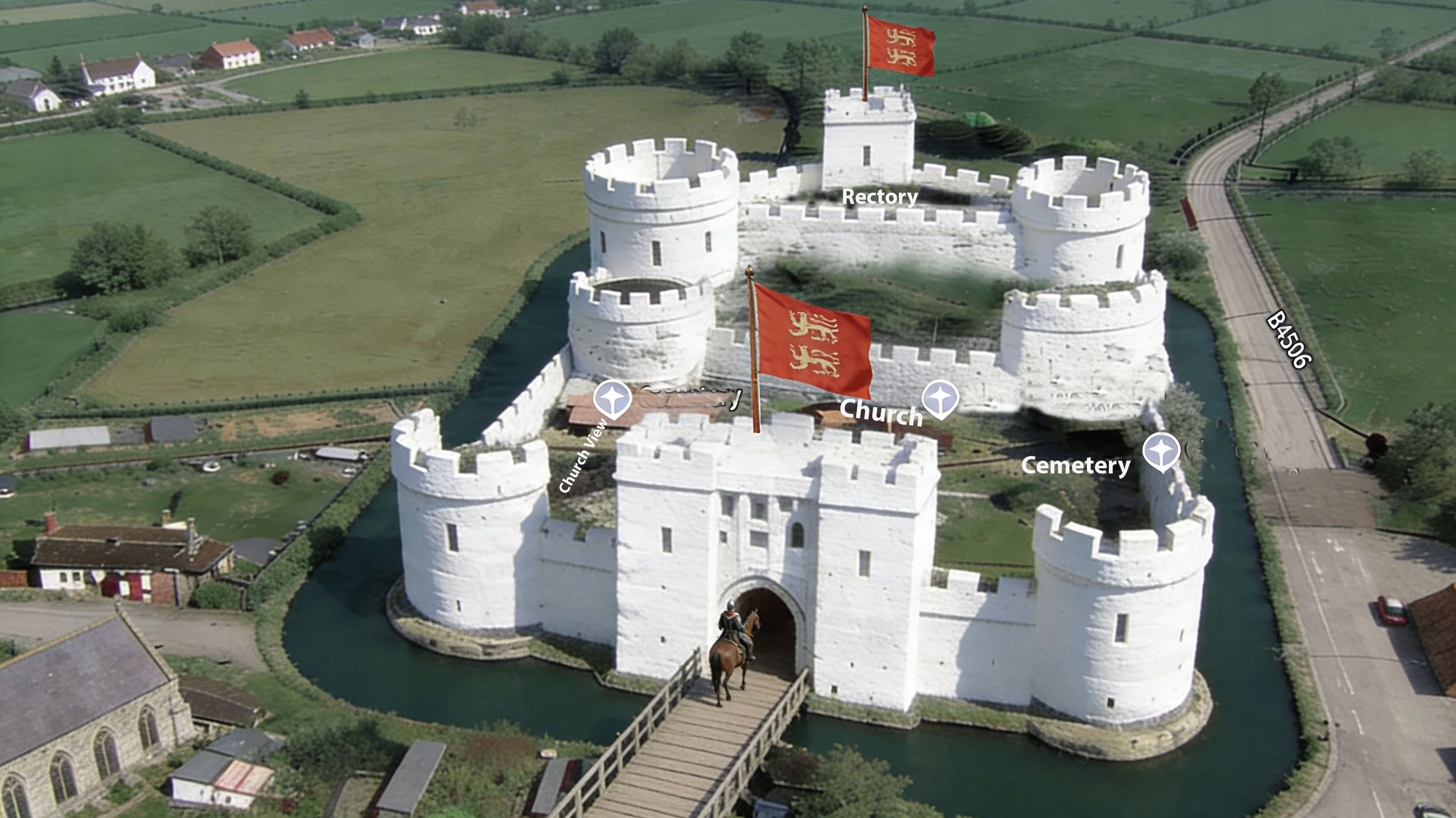 Knockin Castle Reconstruction and guestimate