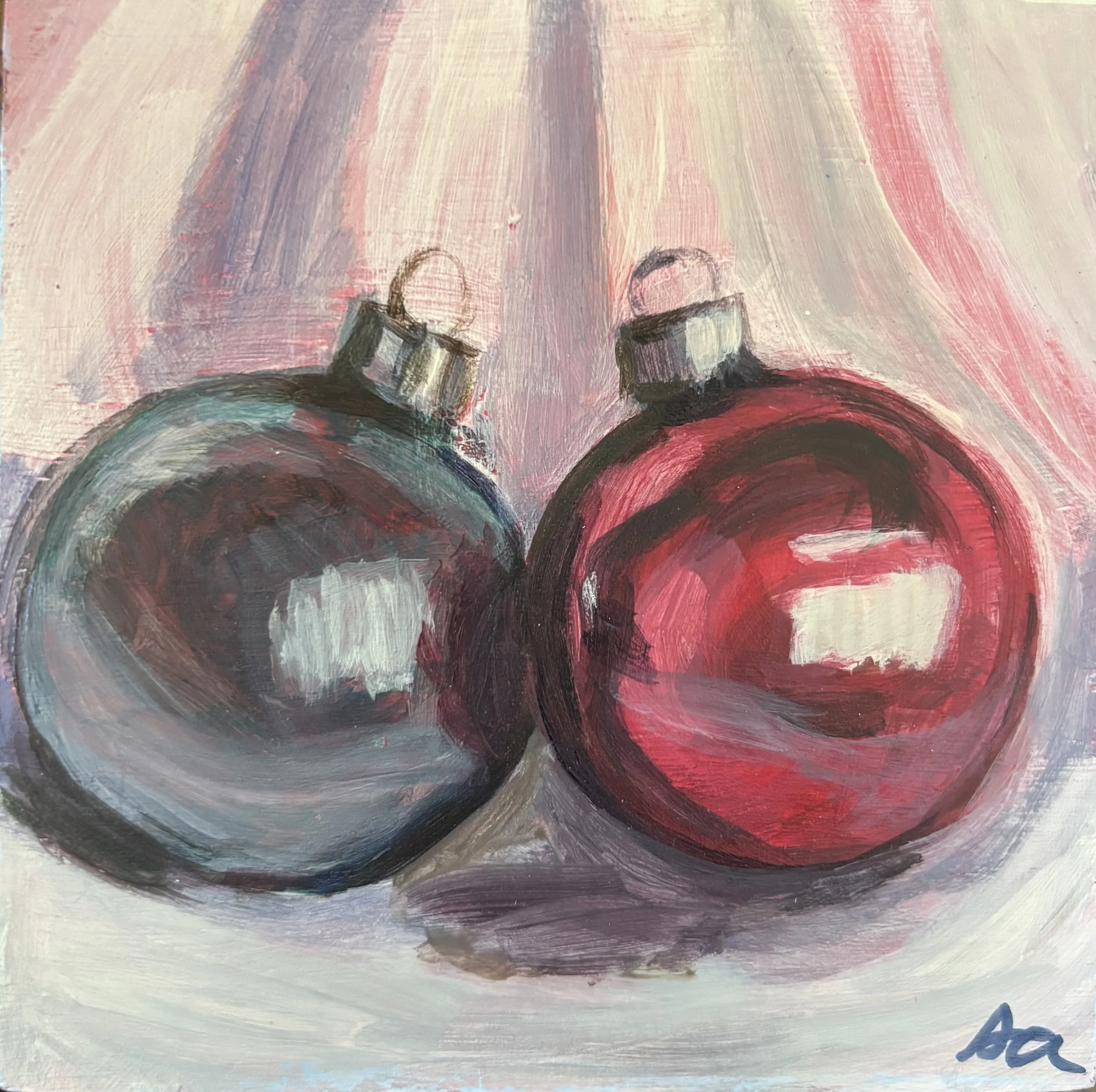 Two Ornaments 4x4
