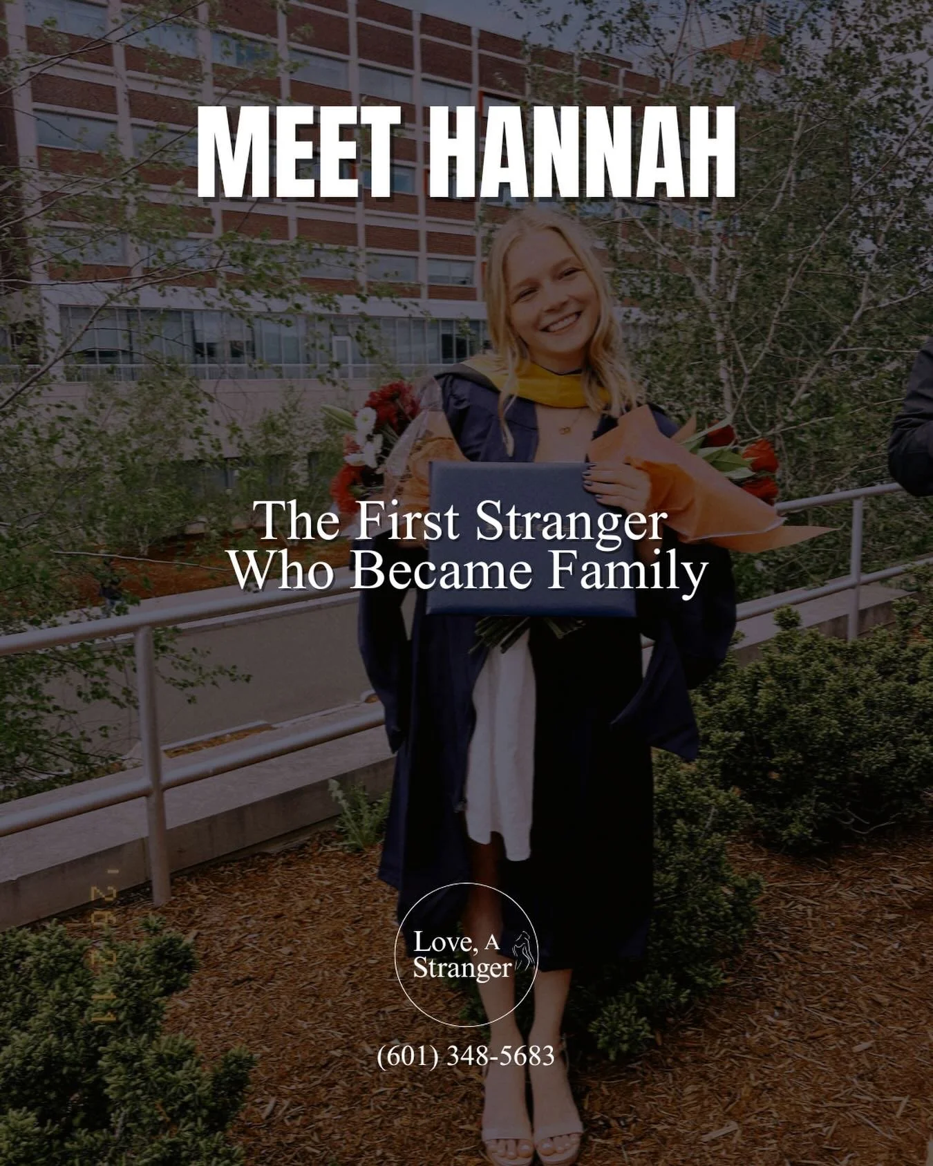 &ldquo;For me, being a part of Love, A Stranger means being part of something bigger than myself. It&rsquo;s about being a light for someone and making the change I want to see in this world.

Having the opportunity to be surrounded by such an amazin