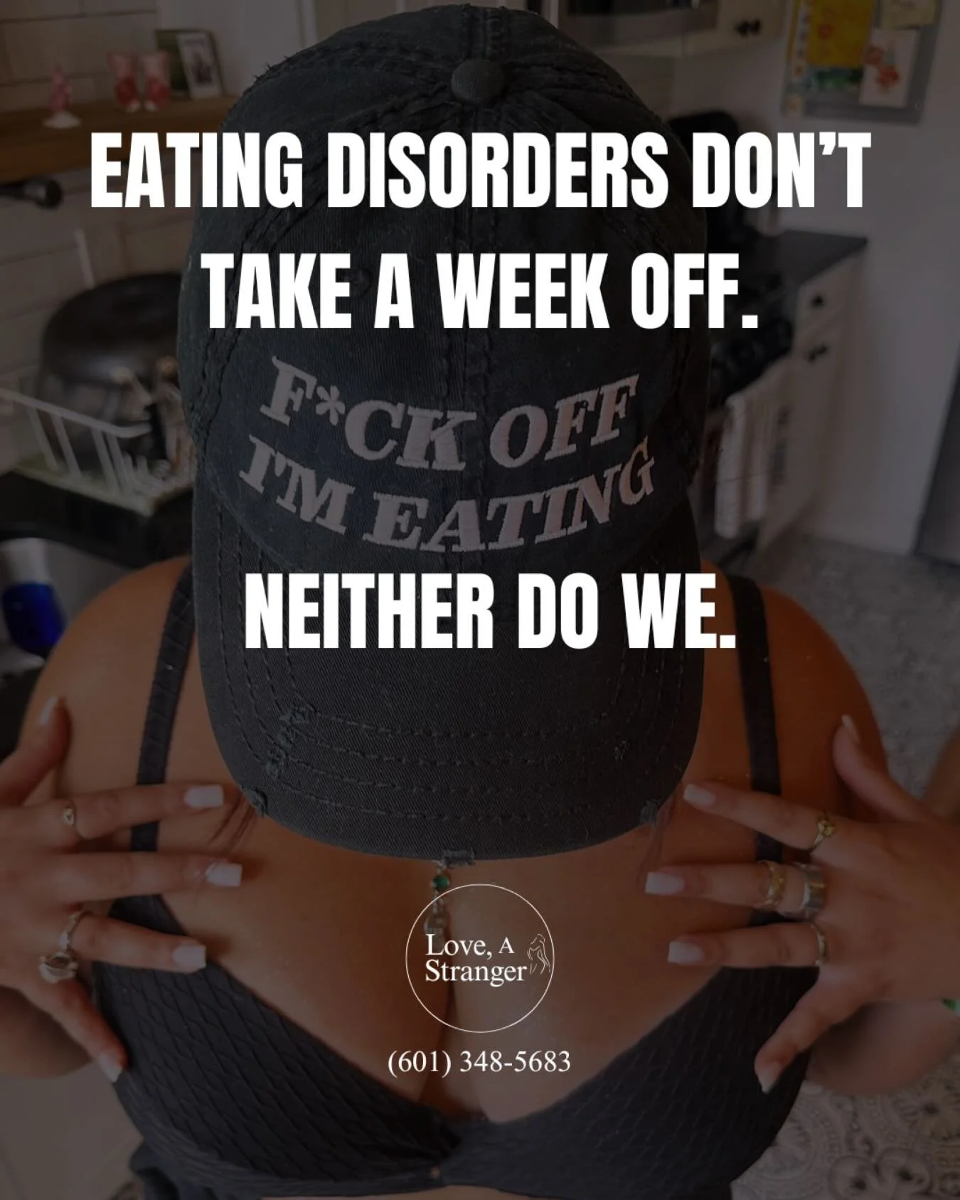 I tried to soften this. But this isn&rsquo;t something to stay quiet about.

YOU DESERVE MORE THAN WHAT YOUR EATING DISORDER HAS CONVINCED YOU. YOU DESERVE MORE THAN ONE WEEK A YEAR WHERE IT&rsquo;S &ldquo;SOCIALLY ACCEPTABLE&rdquo; TO TALK ABOUT YOU