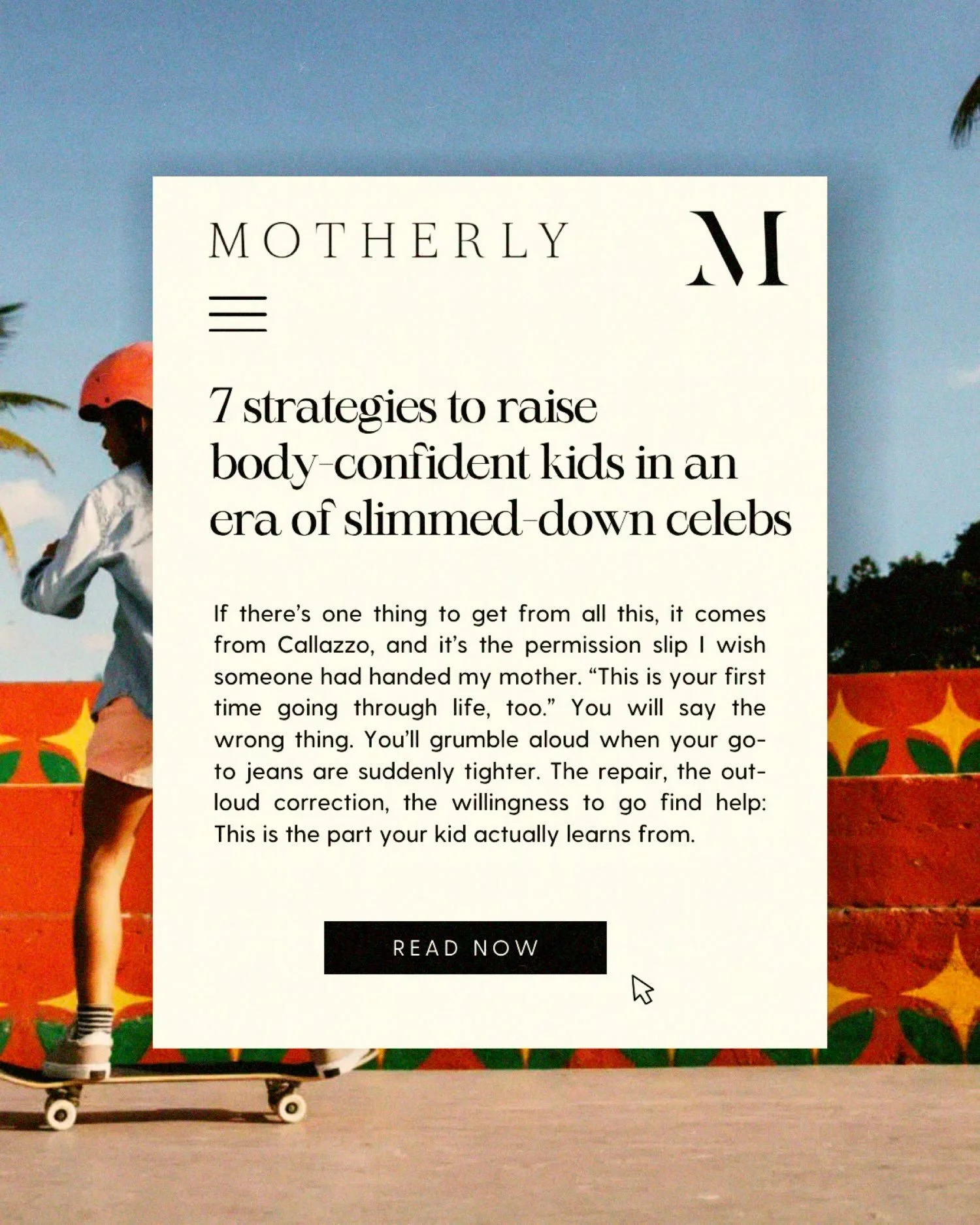 We&rsquo;re in @mother.ly 💌

Love, A Stranger founder &amp; CEO Sarah Callazzo was featured as an expert in Motherly&rsquo;s latest article, &ldquo;7 strategies to raise body-confident kids in an era of slimmed-down celebs.&rdquo;

From the way we t