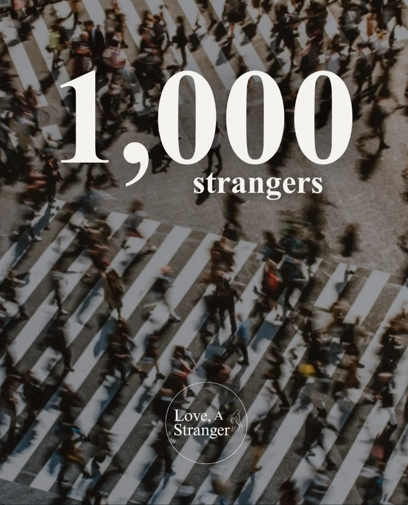 BEHIND EVERY NUMBER IS A PERSON.

Today, that number is 1,000. 💌 

Since opening our helpline, Love, A Stranger has supported 1,000 individual people through our text and phone lines.

That&rsquo;s 1,000 people who reached out looking for someone to