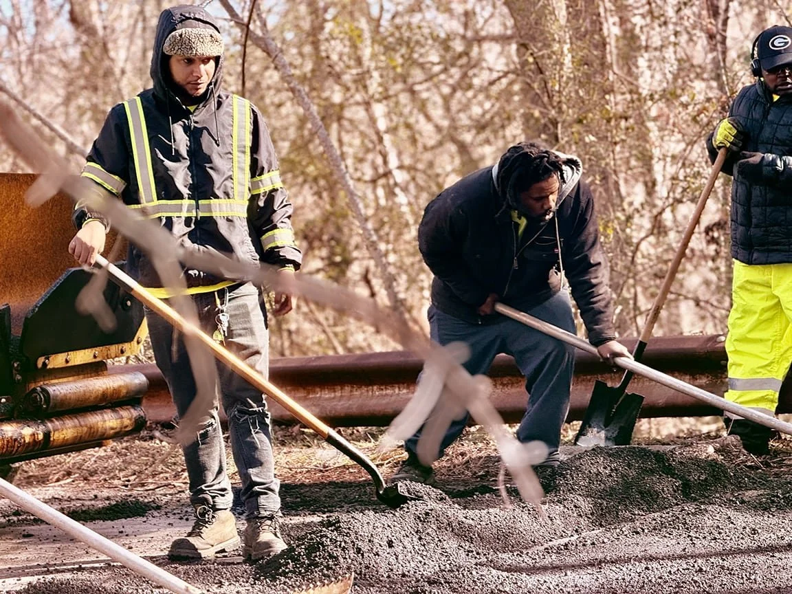ASA Paving Team at Work