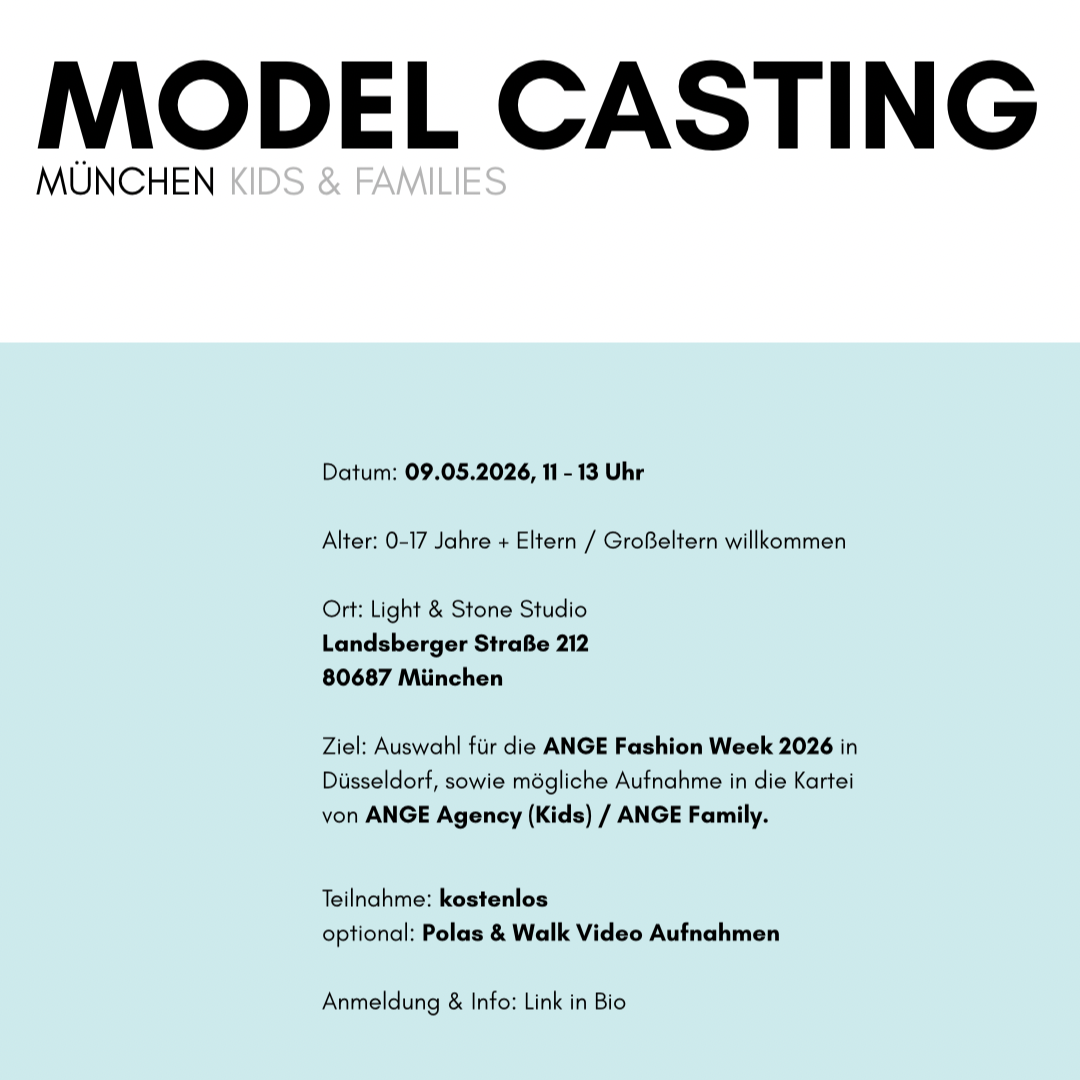 ANGE Kids &amp; Family Casting in Munich